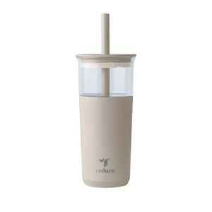 Reduce 20oz Aspen Glass 2in1 Tumbler, Sand
