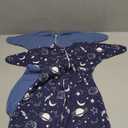 ZIGJOY Baby Transitional Swaddles for Newborns: 0.5 Tog Arms Up Sleep Sack 3-6 Months Soft Cotton Shark Fin 2 Way Zipper