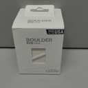 Ultimate Guard Boulder Solid 100+, Deck Case for 100 Double-Sleeved TCG Cards, White, Secure & Durable Storage for Trading Card Games, No Transparency