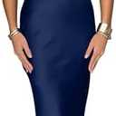 Memoriesea Women's Elegant Sleeveless High Neck Tie Cocktail Wedding Party Maxi Dress Size M