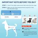 Dog Knee Brace for Hind Leg Support Dog Leg Brace with Metal Stabilizers for Dogs with Torn ACL, Luxating Patella, Ligament Injuries & Hip Dysplasia, Limping or Osteoarthritis Recovery,4XS