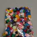 300Pcs Mini Rose Head Artificial Flowers Bulk Small Silk Flowers 15mm Tiny Fabric Faux Flowers Rosettes Applique Embellishment for Wedding Gift Wrapping Party Festival Home Decor Sewing Craft