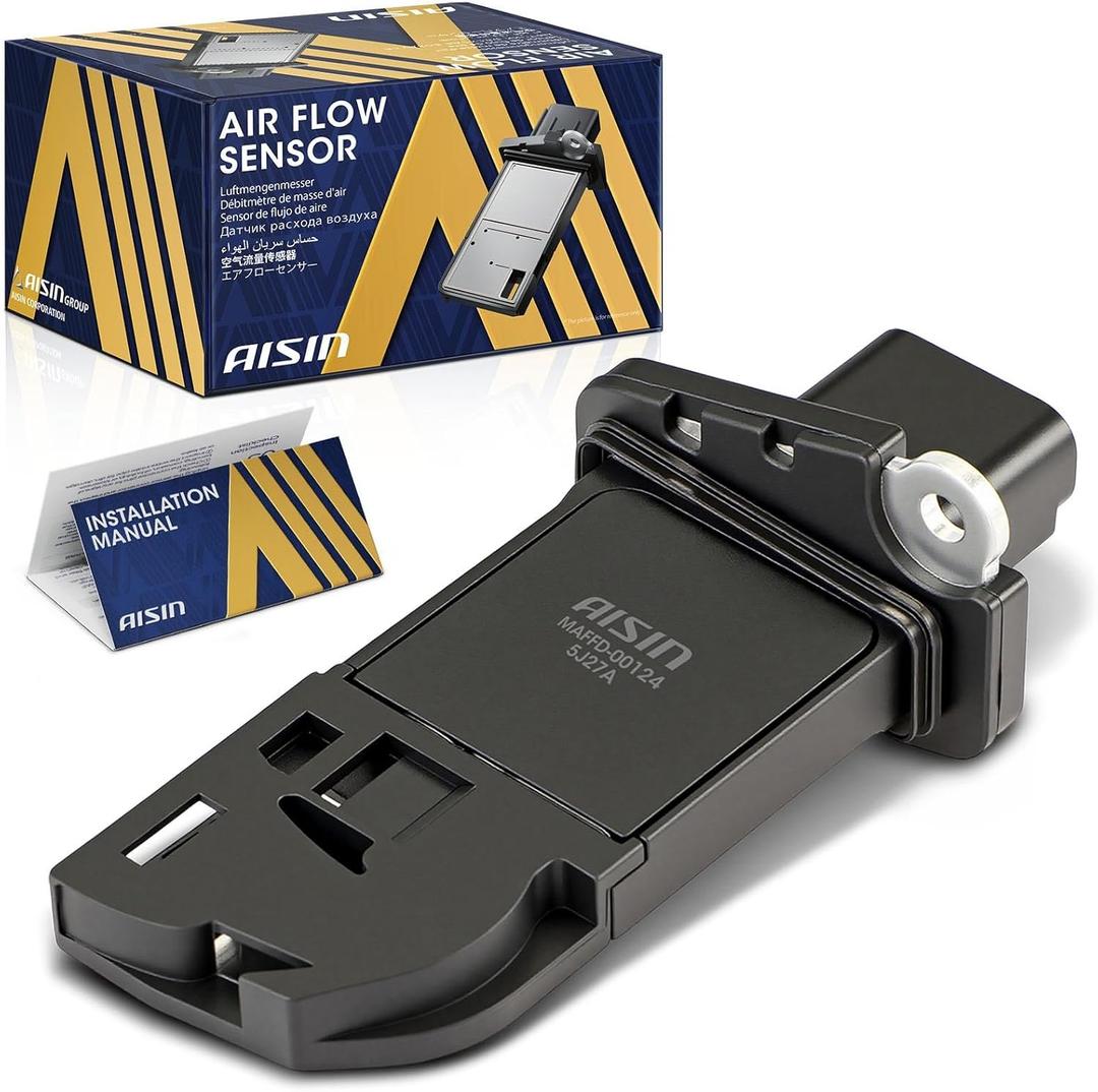 AISIN AFTERMARKET MAFFD-00124 Mass Air Flow (MAF) Sensor - Compatible with Ford Edge Explorer 12-15, Mustang 15-19, Fusion 19-20, Fiesta 14-19, Taurus 13-17, E-350 E-450 16-19 - with 4 Pins
