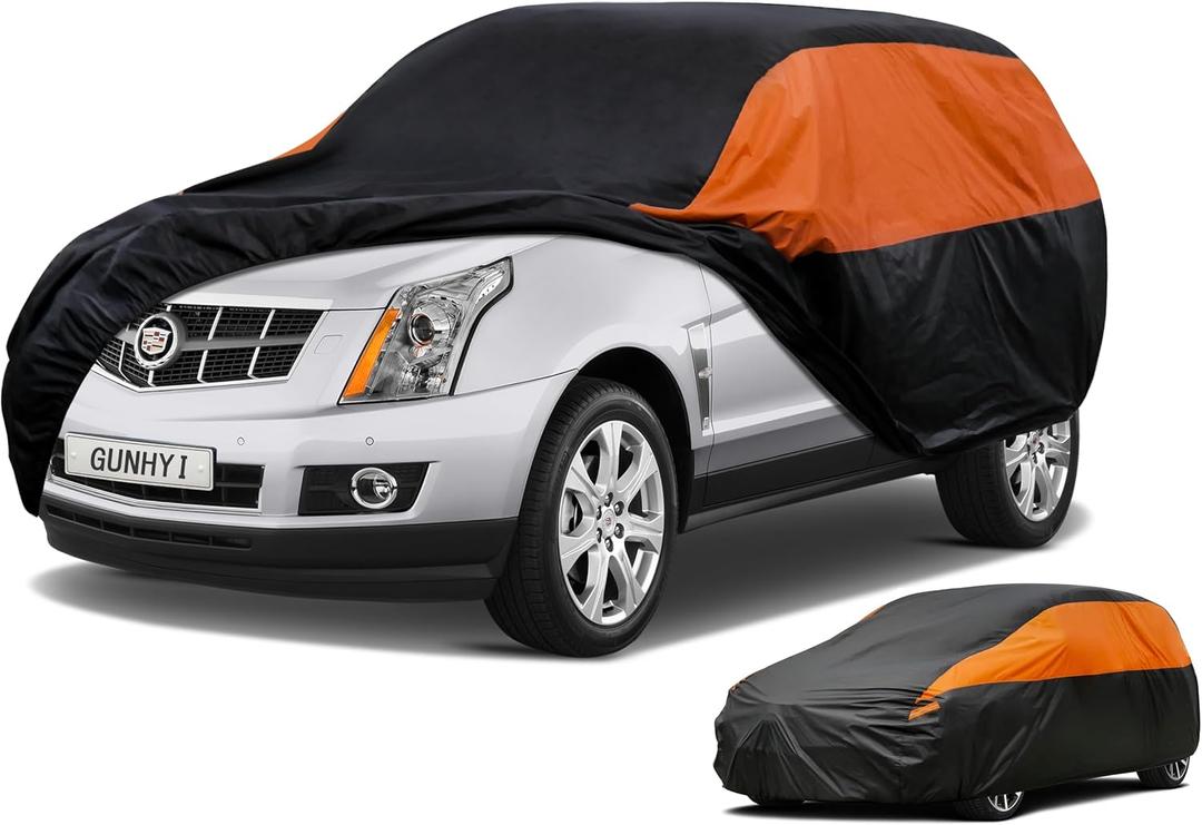 GUNHYI Cadillac Car Cover Custom Fit Cadillac SRX (2010-2016) Waterproof All Weather for Automobiles, Lightweight Full Exterior Cover Outdoor Sun UV Rain Dust Snow Wind Protection.