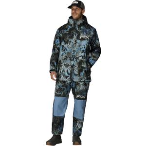 FROGG TOGGS Men's FTX Armor Premium Waterproof Rain, Fishing/Anglers Jacket (Medium, Kryptek Neptune)
