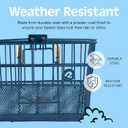 Retrospec Apollo Detachable Front Bike Basket Steel Half-Mesh with Integrated Detachable Hooks and Built-In Handle, Easy Assembly and Portability for Bicycles