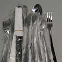 MUTNITT Silverware Set with Steak Knives Service for 4,Stainless Steel Flatware, Mirror Polished Cutlery Utensil Set for Home Kitchen Eating Tableware, Include Fork Knife Spoon, Dishwasher Safe