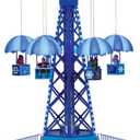 Lemax Carnival-Sights & Sounds: Snowflake Paradrop-(34634-UK), Multi-Colour