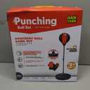 Punching Bag for Kids, 3-12 Adjustable Boxing Equipment with Boxing Gloves, Boxing Set as Boys & Girls Toys Gifts (black)