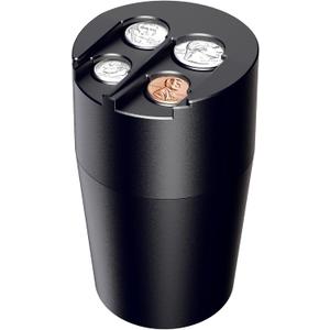 Zeyitian Large Capacity Universal Car Coin Holder and Organizer - Compatible with Most Vehicles