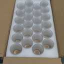 24 Pcs Votive Candle Holders, Glass Holders Bulk for Table Centerpiece, Tea Lights Candle Holders for Wedding Shower, Party and Home Decor Clear