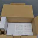 NF Damascus Kitchen Knife Set, NANFANG BROTHERS 6-Piece Damascus Steel VG10 Kitchen Knife Set with Wood Magnetic Knife Holder Block Professional Chef's Knife with Sharp Blades and ABS Ergonomic Handle (White)