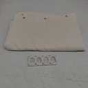 GORILLA GRIP Waffle Shower Curtain, Thick Weighted Fabric, Wrinkle and Rust Resistant, Hotel Quality Design, Heavy Duty Long Curtains for Bathroom Showers, Bath Tubs, Machine Wash, 72x72 Ivory Cream