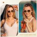 EASY READ Cateye Sunglasses for Women,Trendy Outdoor Sun Glasses Shades with UV400 Protection