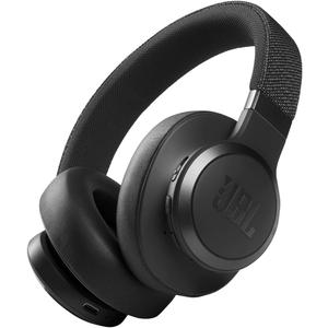 JBL Live 660NC - Wireless Over-ear Noise Cancelling headphones, JBL Signature Sound, Voice Assist, Up to 50Hrs of Battery with Speed Charging, Comfort-fit fabric headband and carrying pouch (Black) (Medium)