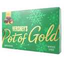 HERSHEY'S Christmas Pot of Gold Milk Chocolate Caramel Truffles Box, Candy Gift Set, 24 Total Pieces, 8.75 Ounces (EXP 05/01/25)