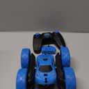 Remote Control Car, RC Cars Toys for Kids Ages 6-12, 4WD Stunt Car with LED Lights & 360 Flips, 2.4GHz, Upgraded USB-C Modular Batteries, 8-10 Year Old Boys Birthday Gift 1-Blue