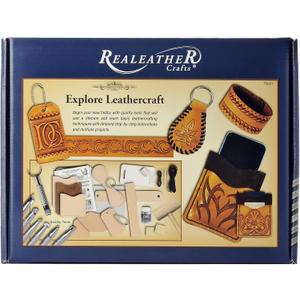 Realeather Leathercraft, Explore Kit, Brown