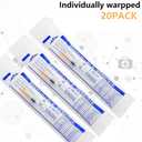 1/2ML 31Gauge 5/16inch/8mm Disposable Dispensing Lab Supplies Individually Sealed Packaging, 20 Pack