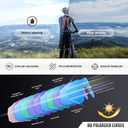 Polarized Sports Sunglasses for Men Women Wrap Around Cycling Running Sun Glasses UV400 Protection