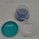 Sistema To Go Collection Mini Bites Small Food Storage Containers, 4.3 oz./127 mL, Pink/Green/Blue, 2 Count