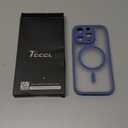 CANSHN Magnetic Compatible with iPhone 16 Pro Case, Upgraded [Full Camera Protection] [Compatible with Magsafe] [Translucent Matte] Shockproof Protective Phone Case Cover 6.3 Inch - Light Blue