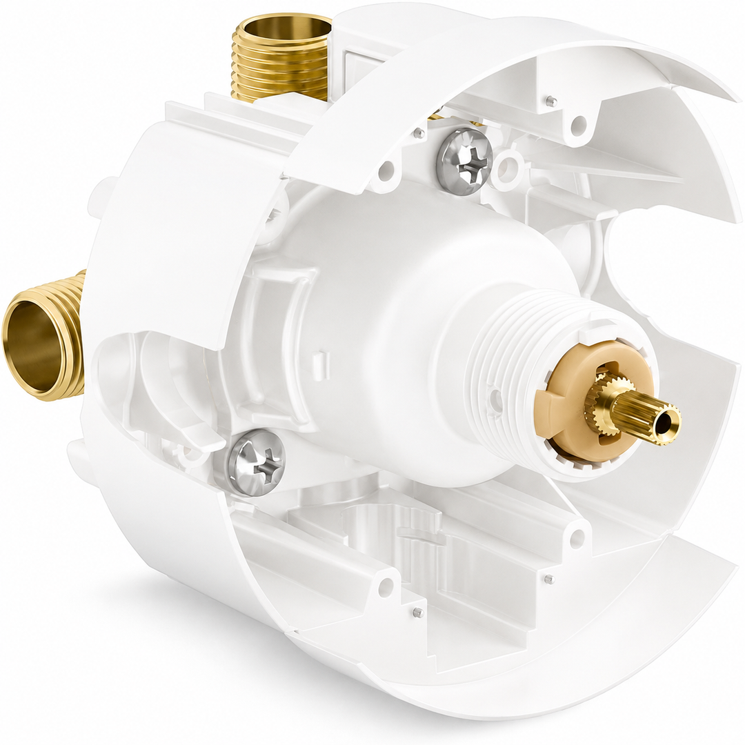 KOHLER 8304-K-NA Rite-Temp Pressure-Balancing Valve Body and Cartridge Kit, Shower Valve System, 5.0 GPM, Simple Installation & Maintenance (One Size (Single Unit)