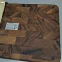SHUMARU XL End Grain Cutting Board 20131.6" Thick 11 LB Heavy Duty Butcher Block 260 SQ IN Flat Workspace for Meal Prep, Dough, & Pizza Knife-Friendly Wood Chopping Board with Non-Slip Feet