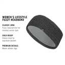 adidas Women's Lifestyle Fuzzy Headband – Soft Knit Winter Ear Warmer