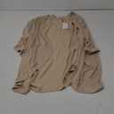 HOTOUCH Womens Lightweight Cardigan Open Front 3/4 Sleeve Casual Loose Fit Beach Cover Up (Small)