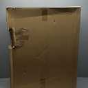 Dog Playpen Clear Fence Pet Puppy Cat Large Medium Play Pen Indoor Foldable Kennel Whelping Box for Dogs with Gate (Blue + White, 14 Panels+1 Door)