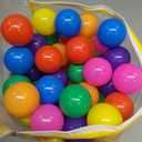 Ball Pit Balls Phthalate Free BPA Free Crush Proof Plastic - 7 Bright Colors in Reusable Play Toys for Kids with Storage Bag