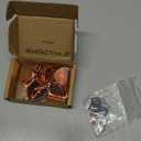 Alunsito 8 Pack Purse Locks Handbag Closure Fasteners Clip Twist Locks Fasteners Metal Hardware Clasp Buckles for DIY Wallet Shoulder Bags Craft Briefcase Making (Rose Gold)