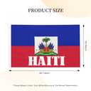 Haiti Flag 3x5 Ft Nylon Flag Decorations, Patriotic Holiday Celebrations