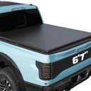 Truck Bed Tonneau Cover Compatible with Chevy Silverado & GMC Sierra 1500(2007-2025) 2500 3500 HD(2007-2019) 6.6 ft Standard Box(NO CarbonPro Bed), Soft Roll Up Style