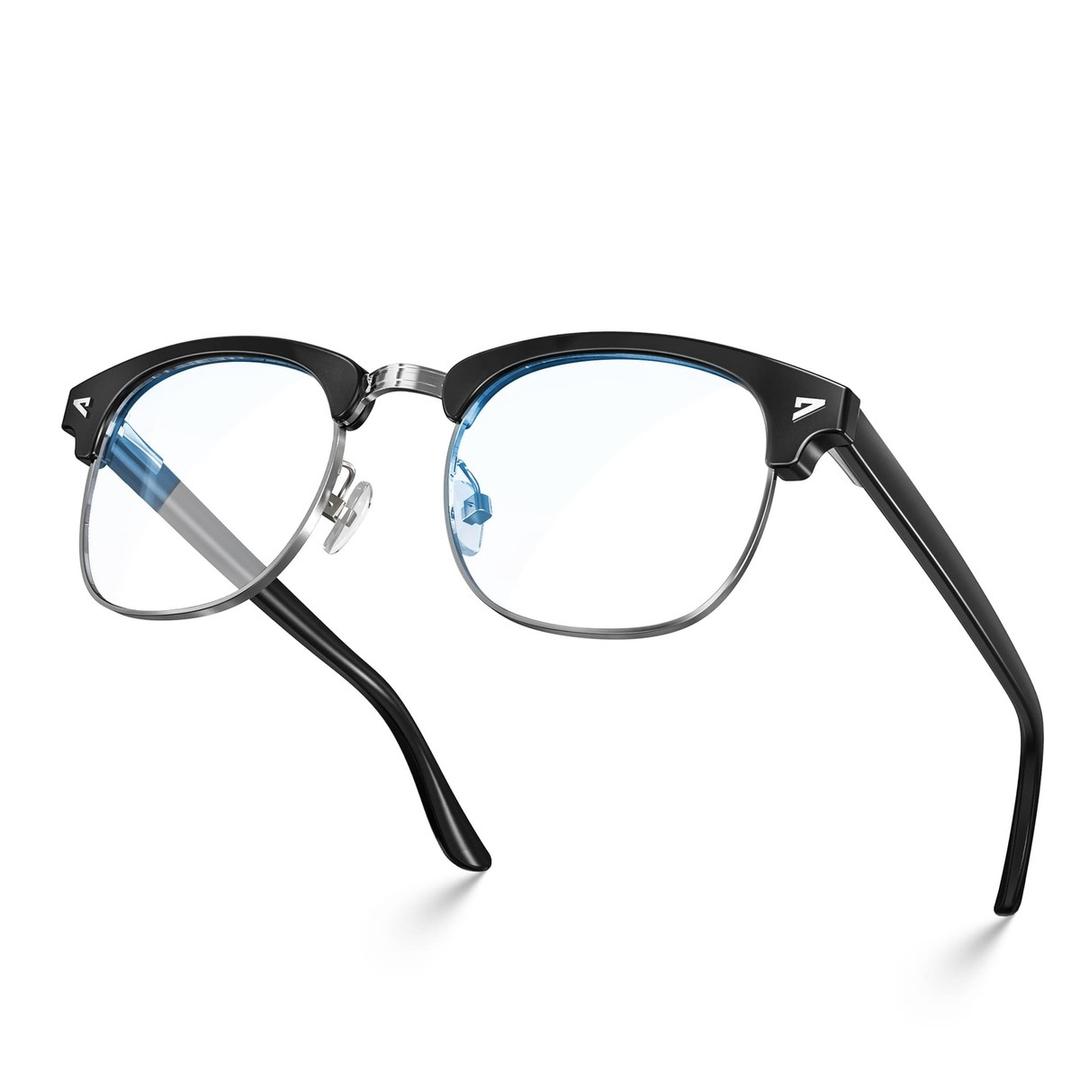 VISOONE Lightweight Blue Light Blocking Glasses Square with Anti Computer Glass