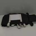 Portable Dog Car Seat for Small Dogs - Pet Booster Seat with Safety Leash, Adjustable Straps, Washable Cushion & Storage Pocket - Center Console Puppy Car Seat for Travel - Black