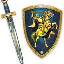 Liontouch - Knight Foam Sword & Shield for Boys 3-6 Years | Pretend Play Set in Medieval Style for Kids & Toddlers | Safe Toy Weapons & Battle Accessories for Dress Up & Horseback Knight Costumes