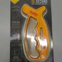Smith's 10-Second Knife & Scissor Sharpener - Yellow - Aluminum Oxide Fine Grit - Handheld Knife Sharpener