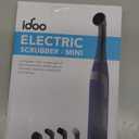 iDOO Cordless Electric Cleaning Brush, Battery Powered Scrubber, Electric Grout Cleaner for Shower/Bathtub/Tile Crevice/Kitchen/Bathroom/Laundry Room, Apartment Essentials
