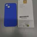 Miracase Designed For Iphone 14 Case With Screen Protector, [Upgraded Enhanced Camera Protection], Shockproof Liquid Silicone Case With Microfiber Lining, 6.1 Inch, Mediterranean Blue