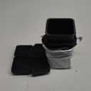 shouwuhho Bed Risers 1 inch, 2 inch, 3 inch, 4 inch, 6 inch, 9 inch Heavy Duty, Oversized Furniture Risers Support up to 5,000 Lbs for Sofa Table Couch Chair Leg Frame Dorm (4 Pack, Black, 4 inch)