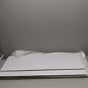 Hoolerry 5 Pcs Wire Shelf Covers Foamed PVC Wire Rack Covers for Removable Closet (Not Wood) Pantry Shelves for Cabinet Bathroom Kitchen Shelving Decoration(White,31x12 Inch)