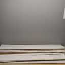 KASARO 3D Faux Wood Wall Panels - 16 Pack (47.2"x4.8") Fluted Slat Paneling for Walls & Ceilings, Adhesive or Nail Install, Waterproof Textured Decor - Living Room, Bedroom, Natural