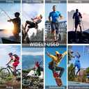 GXAMOY Men's 2 Pieces Tracksuits Running Sports Suits Drawstring Waistband Sweatsuit (S)