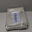 H.VERSAILTEX Linen Blackout Curtains 108 Inches Long 100% Absolutely Blackout Thermal Insulated Textured Linen Look Curtain Draperies Anti-Rust Grommet, Energy Saving with White Liner, 2 Panels, Sage