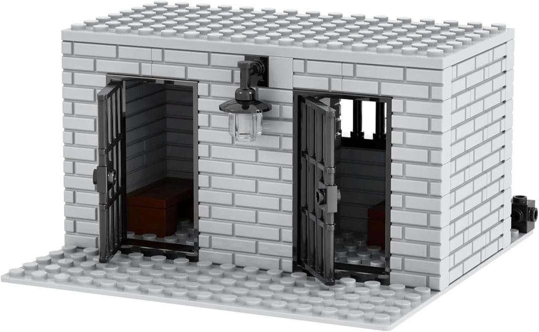 City Police Double Cell Crime Lab Toy Building Block(111PCS).The Toy for Kids Ages 8 Plus.