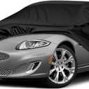 Waterproof Car Cover Compatible with 2006-2015 Jaguar XK/XKR Accessories, All Weather Classic Car Covers with Inner Cotton&Zipper Door for Snow Rain Protection