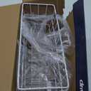 Drive Medical 10200B Walker Basket, Basket for Folding Walker with Cup Holder, White