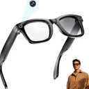 AI Smart Glasses with 4K Camera/Video Recording/Bluetooth for Men & Women/Hands-Free Recording Glasses with Audio, AI-Powered Wearable Tech/First-Person Camera/Travel/Bussiness/Sports/Drive